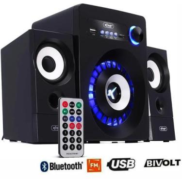 Imagem de Micro System Home Theater Caixa De Som Bluetooth 2.1 Subwoofer Rádio F