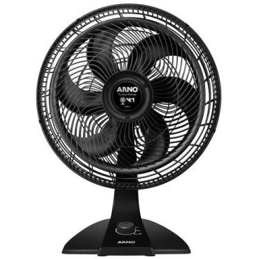 Imagem de Ventilador De Mesa E Parede 2 Em 1 Arno Turbo 6 Pás 110v 40 Cm Preto P