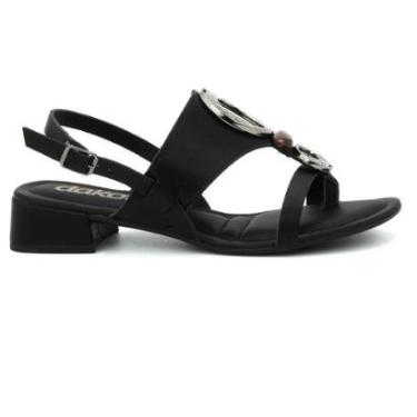 Imagem de Sandalia Dakota Y81911 Salto Grosso Quadrado Casual Feminino-Feminino