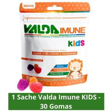 Imagem de Valda Imune Infantil Kids Vitaminas Sache Gomas Mastigáveis - CANONNE