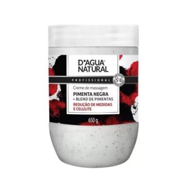 Imagem de Creme Massagem Dagua Natural Pimenta Negra 650g