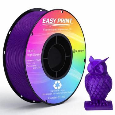 Imagem de Filamento Petg 1,75MM Para Impressão 3d Rolo 1kg Easy Print 3d Premium
