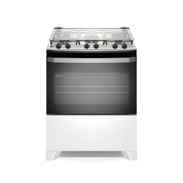 Imagem de Fogão 5 Bocas Electrolux Efficient com PerfectCook FE5IW Mesa de Inox Branco - Bivolt