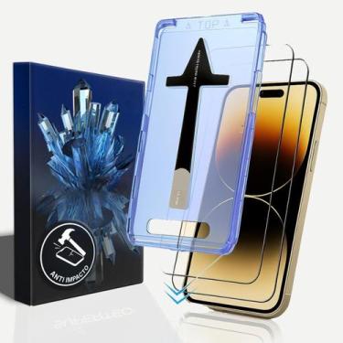 Imagem de Película INSTALA FÁCIL para iPhone Anti impacto ULTRA RESISTENTE com c