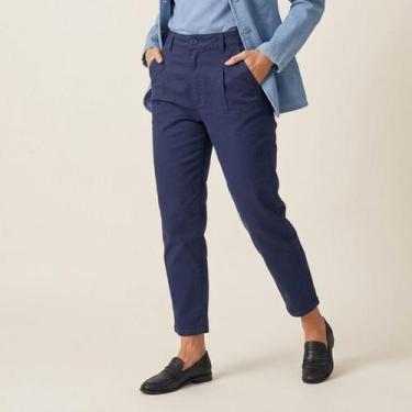 Imagem de Calça Jeans Color Lola Mom - Bloom, Marinho, 40