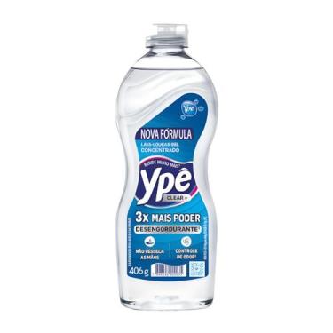 Imagem de Detergente Gel Concentrado Desengordurante Clear 406g Ypê