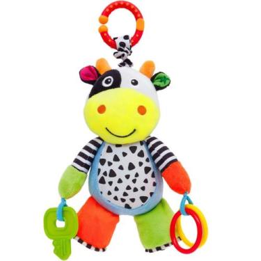 Imagem de Pelúcia Atividades Vaquinha Baby Buba Infantil Desenvolvimento Infanti