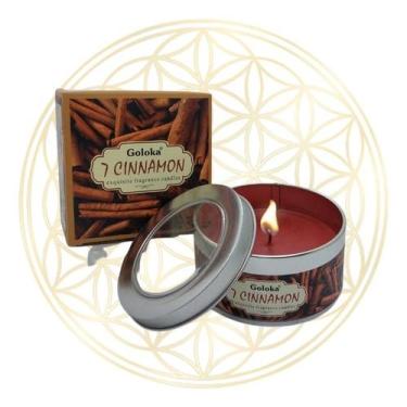 Imagem de Vela Aromática Importada Indiana Goloka, CANELA