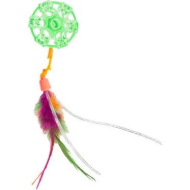 Imagem de Brinquedo Para Gatos JW Lattice Ball Com Catnip Verde