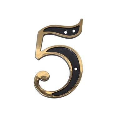 Imagem de Numeral 5 Para Residencia Pct/10 Und - Indart