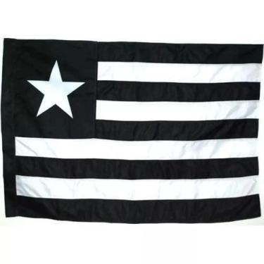 Imagem de Bandeira 2 Panos Botafogo - Myflag, Preto