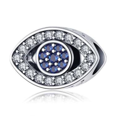 Imagem de Berloque Olho Grego 2 em Prata S925 para pulseiras modelo Pandora ou V