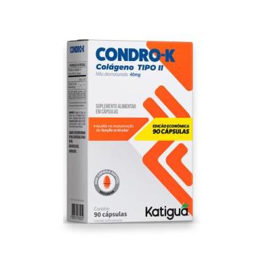 Imagem de Condro-K Colageno Tipo II Katiguá 40mg 90 Cápsulas - Katigua