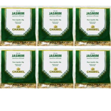 Imagem de Chá Jasmim Flores Kit 6 Pacotes Chamel