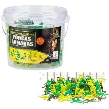 Imagem de Balde Com Soldados E Cercados Forças Armadas Gulliver 0603