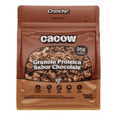Imagem de Granola Proteica Cacow Chocolate 200g -, Chocolate