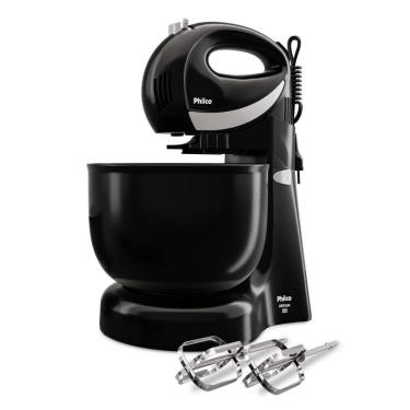 Imagem de Batedeira de Mão Portátil Philco PBT50A 4L 500W 4 Velocidades Preto 110V