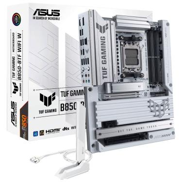 Imagem de Placa Mãe Asus TUF Gaming B850-BTF Wi-Fi W Socket AM5 DDR5 ATX com RGB e Wi-Fi 6 para Gamer 4x DDR5 128GB Pcie 5.0 M.2
