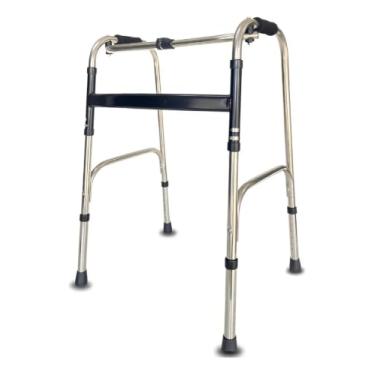 Imagem de ANDADOR 2 BARRAS IDOSO ADULTO DOBRAVEL ARTICULADO FIXO REGULAVEL 120Kg SUPERMEDY