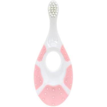Imagem de Escova de Dente Primeiros Dentinhos Buba Rosa