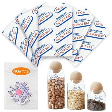 Imagem de Absorventes de Oxigênio QMUNST 200 Pacotes 100cc Grau Alimentício