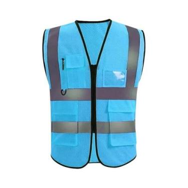 Imagem de Roupa Protetora Refletiva Com Múltiplos Bolsos, Jaqueta De Alta Visibi