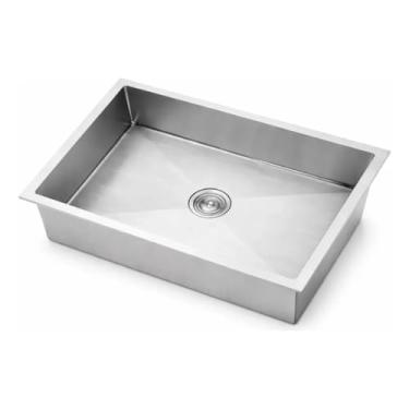 Imagem de Cuba Inox Gourmet Cozinha Sobrepor Ou Embutir 75x45cm