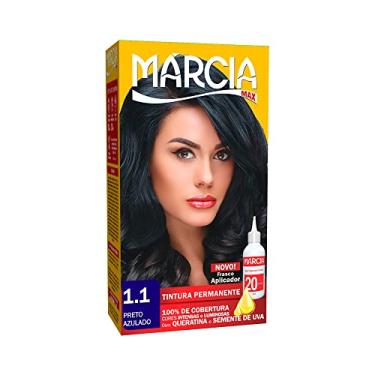 Imagem de Márcia Cosméticos Tintura Liquida Márcia Preto Azulado 1.1