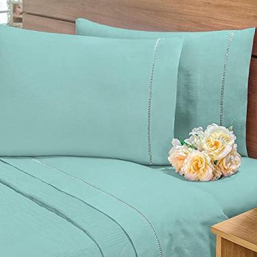 Imagem de Lençol Avulso Com Elástico Casal Percal 400 Fios (Dublin)