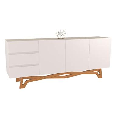 Imagem de Buffet em Madeira e Vidro Off White 2,00m - VOLGA