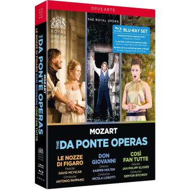 Imagem de The da Ponte Operas: Le Nozze di Figaro; Don Giovanni; Cosi fan tutte [Blu-ray]