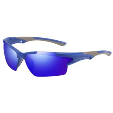 Imagem de Óculos de Sol Polarizado Masculino UV400 Lente Polarizada (Azul)