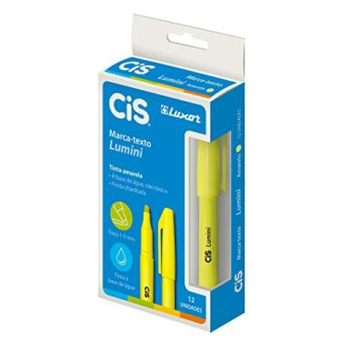 Imagem de CIS Lumini Marcador de Texto, Caixa 12 Unidades, Amarelo