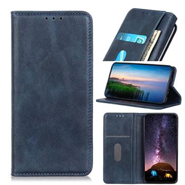 Imagem de Capa carteira para Google Pixel 6/6 Pro, capa carteira flip de couro magnético com suporte para cartão e suporte à prova de choque Folio Book Phone Case, azul, 6 Pro 17 cm