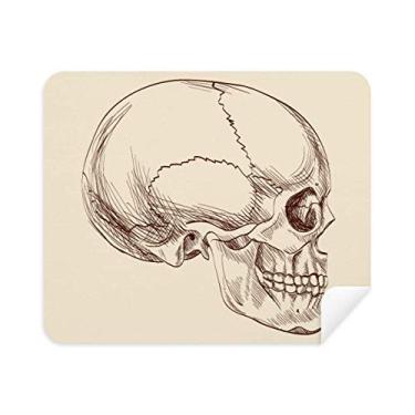 Imagem de Pano de limpeza de desenho de perfil humano, 2 peças, tecido de camurça