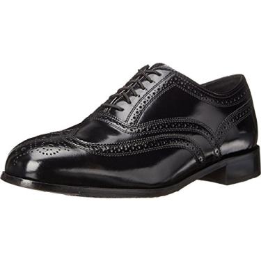 Imagem de Florsheim Lexington Wingtip Oxford masculino, Preto, 9 X-Wide