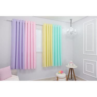 Imagem de Cortina Colorida Oxford Arco-Íris 600X180 P/Varão Fabritex