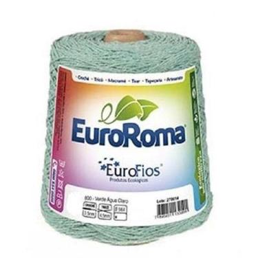 Imagem de Barbante Euroroma Colorido N 6 - Cor: 800 Aguá Claro