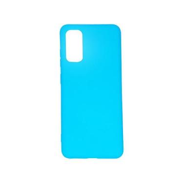 Imagem de Case Capa Capinha Emborrachada Lisa Para Samsung S20-Azul - A.Long