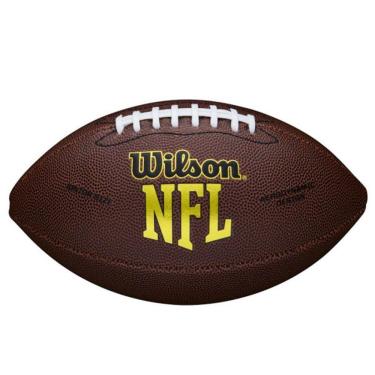 Imagem de Bola De Futebol Americano Nfl Super Grip Wilson Marron