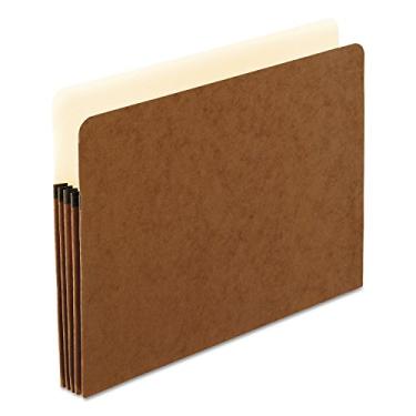 Imagem de Pendaflex 1524EOX bolsos padrão expansíveis, Manila, corte reto, 1 bolso, letra, vermelho