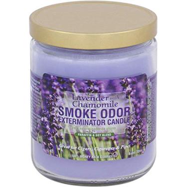 Imagem de Velas exterminadoras de odor de fumaça de camomila lavanda