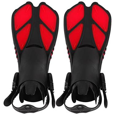 Imagem de Barbatanas de snorkel, nadadeiras de natação antiderrapantes, macias e estáveis ​​para mergulho com snorkel