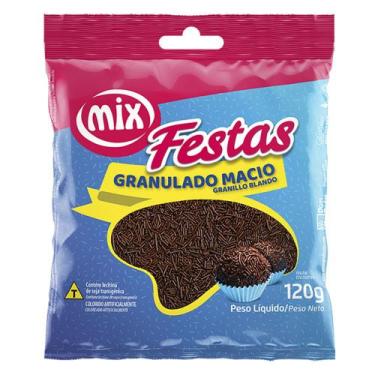 Imagem de Granulado Macio Chocolate 120G - Mix Brigadeiro