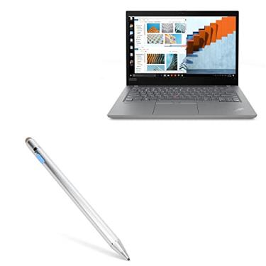 Imagem de Caneta Stylus BoxWave compatível com Lenovo ThinkPad T14 (20W0) (Stylus Pen by BoxWave) - AccuPoint Active Stylus, caneta eletrônica com ponta ultrafina para Lenovo ThinkPad T14 (20W0) - Prata metálica