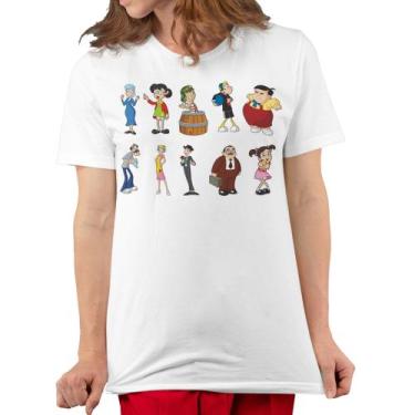 Imagem de Camiseta Poliéster Unissex Chaves Adulto Infantil - Hot Cloud Shop