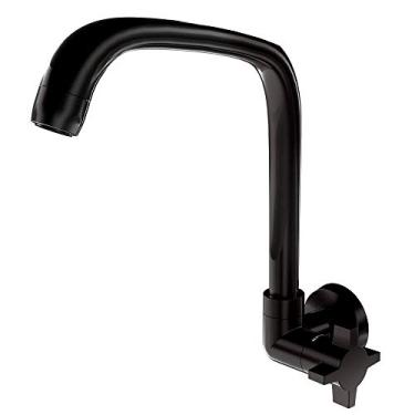 Imagem de TORNEIRA COZINHA FITT CROSS PAREDE PRETA 1168 F64