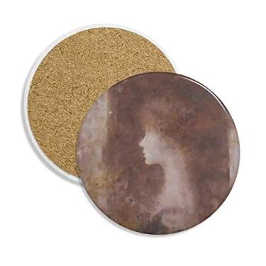 Imagem de Caneca Nocturnes No. 3 XJJ com pintura a óleo copo copo protetor de mesa pedra absorvente