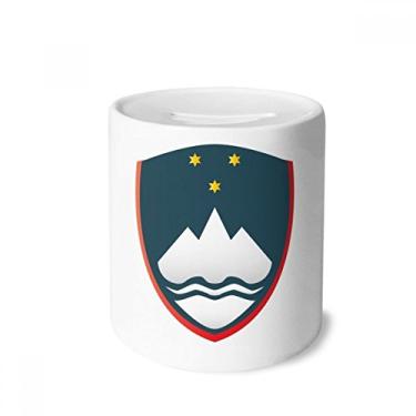 Imagem de DIYthinker Porta-moedas de cerâmica com emblema nacional da Eslovênia