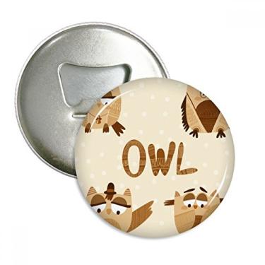 Imagem de Chapéu de vidro Bell abridor de garrafa de coruja, emblema multifuncional